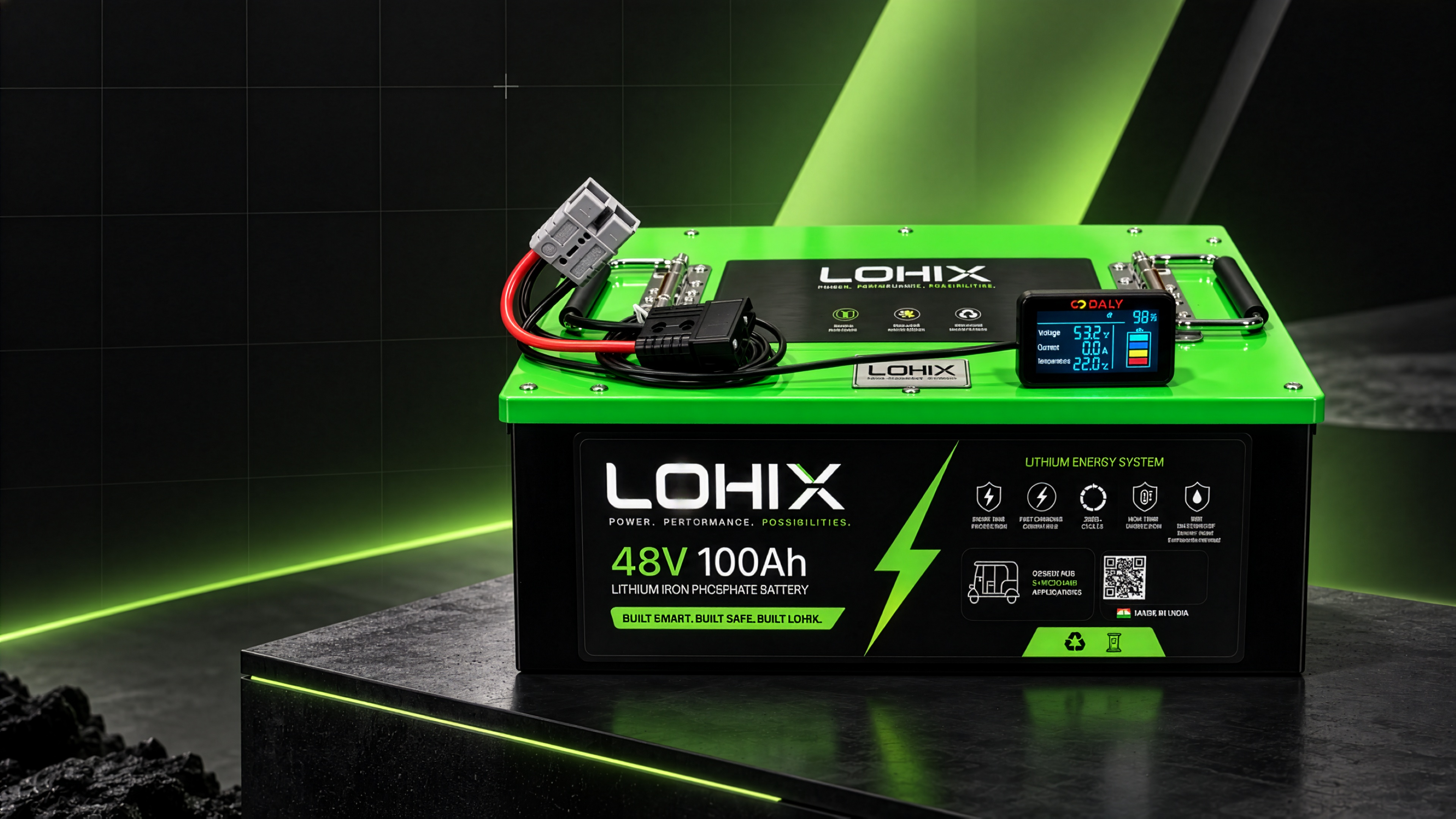 LOHIX 48 e-rickshaw battery